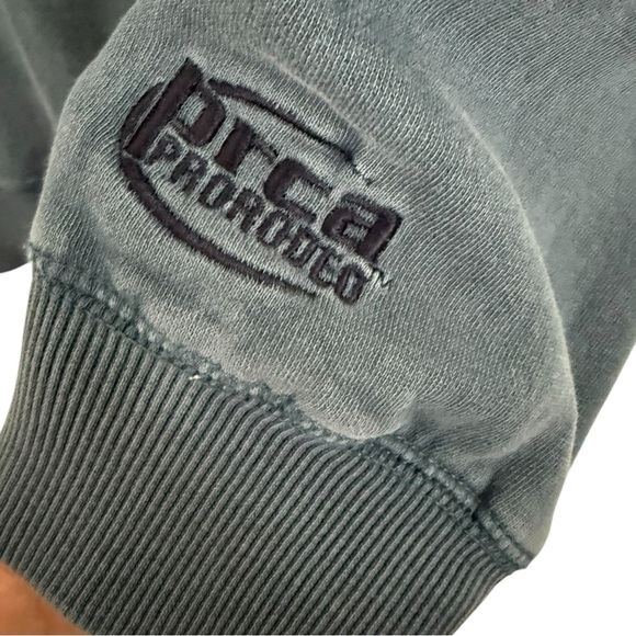 PRCA Pro Rodeo Gray & Blue Hoodie | Size Large - Picture 4 of 9